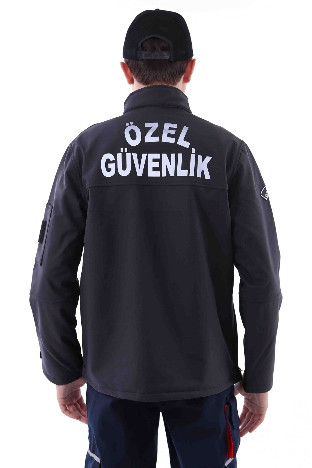 Siyah Taktik Özel Güvenlik Softshell Mont - Görsel 2